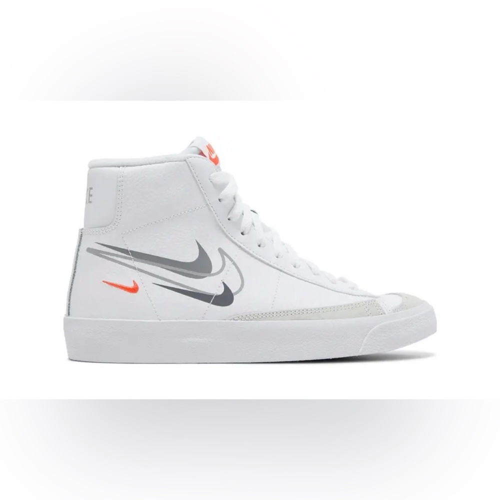 Nike Blazer Mid ’77 SE “Multi-Swoosh” – White / Multi | Youth 5.5 Women’s 7 - Picture 3 of 11